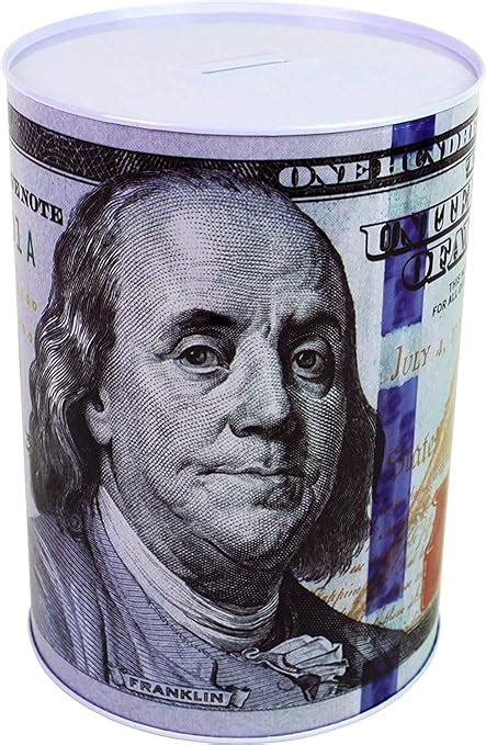 hundred dollar bill piggy bank